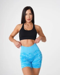 Black Reveal High Support Open Back Sports Bra -NVGTN Sportswear Shop DSC00005 bee1bec3 241f 4a17 9764 2a9b5e401689