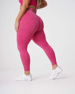 Fuchsia Snakeskin Seamless High-Waisted Workout Leggings -NVGTN Sportswear Shop DSC00084