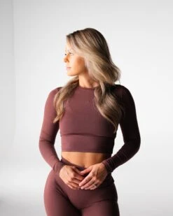 Long Sleeve Baby Tee - Teddy Bear Daydream Y2K Cropped Lounge Top