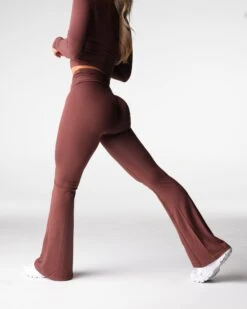 Daydream Foldover Flare Pants - Ultra-Soft Y2K Lounge Wear