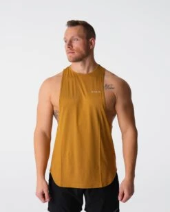 Men's Bronze Pulse Edge Athletic Training Tank Top