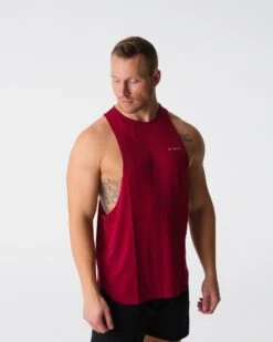 Crimson Tech Edge Men's Performance Modal Tank Top 6 Crimson Tech Edge Men's Performance Modal Tank Top -NVGTN Sportswear Shop DSC00186