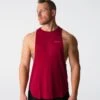 Crimson Tech Edge Men's Performance Modal Tank Top