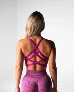 Sugarplum Enchant Seamless Bra - Medium Impact Strappy Sports Bra