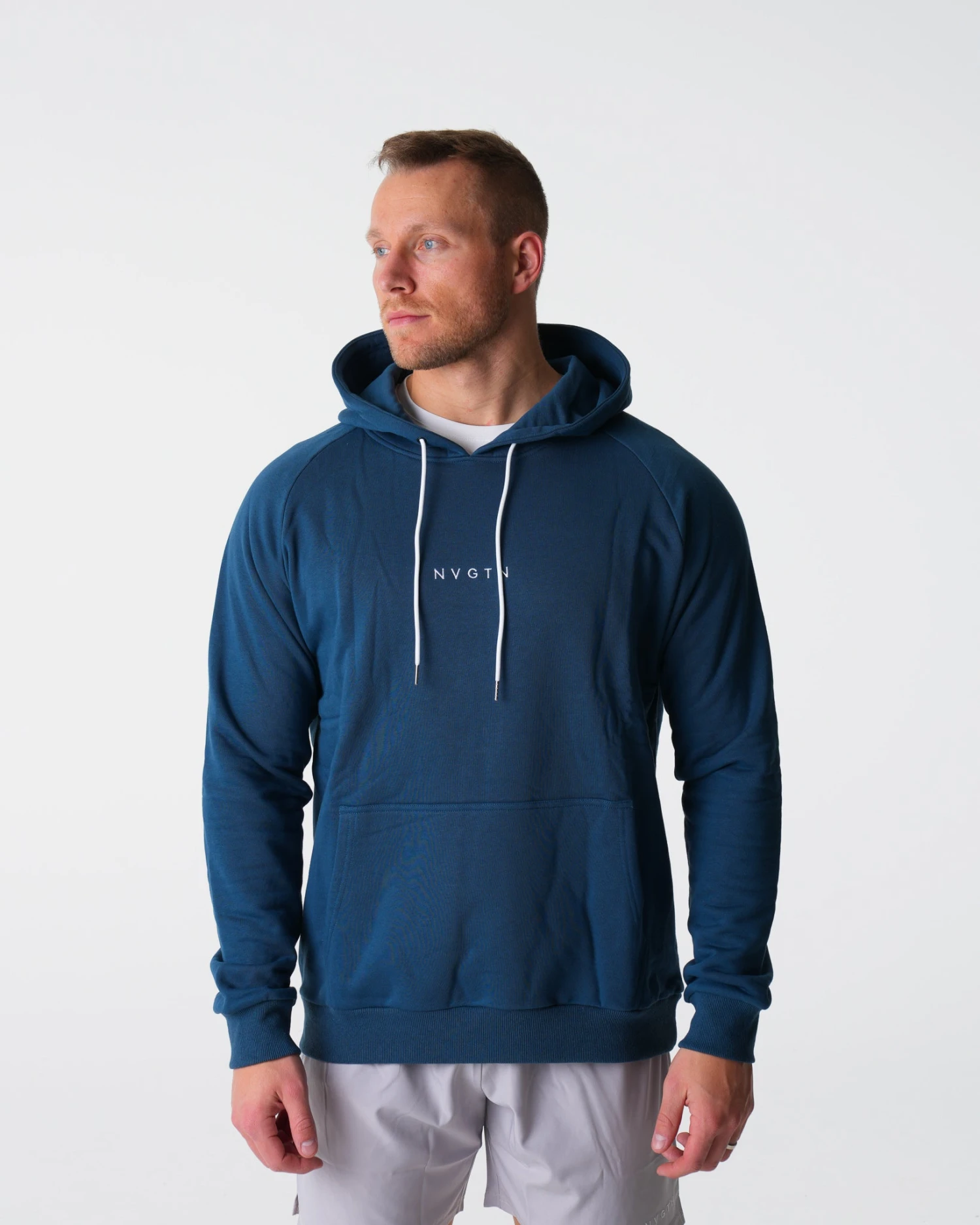 Men's Premium Navy Lounge Hoodie - Ultra-Soft Cotton Blend 1 Men's Premium Navy Lounge Hoodie - Ultra-Soft Cotton Blend