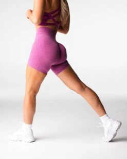 Sugarplum Lift Seamless Shorts: High-Waisted Glute Contouring Gym Wear