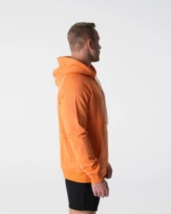 Premium Men's Orange Lounge Hoodie - Soft Cotton Blend Pullover -NVGTN Sportswear Shop DSC00219 22ad6484 11c3 49c7 b811 7fa733e4cdf2