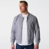 NVGTN Grey Bomber Jacket