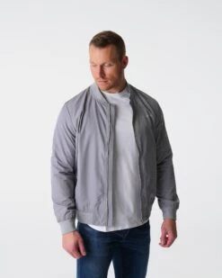 NVGTN Grey Bomber Jacket 7 NVGTN Grey Bomber Jacket -NVGTN Sportswear Shop DSC00230 1