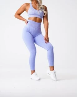 Periwinkle High-Waisted Scrunch Seamless Leggings -NVGTN Sportswear Shop DSC00384