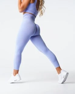 NV Seamless Periwinkle High-Waisted Leggings 7 NV Seamless Periwinkle High-Waisted Leggings -NVGTN Sportswear Shop DSC01194