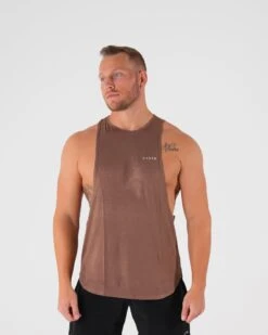 Mocha Tech Edge Men's Performance Tank Top