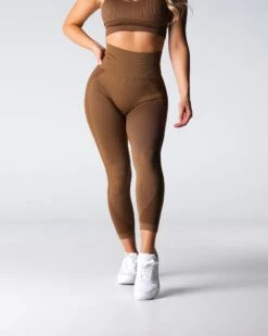 Mocha Contour 2.0 Seamless Glute-Enhancing Workout Leggings 7 Mocha Contour 2.0 Seamless Glute-Enhancing Workout Leggings -NVGTN Sportswear Shop DSC02056