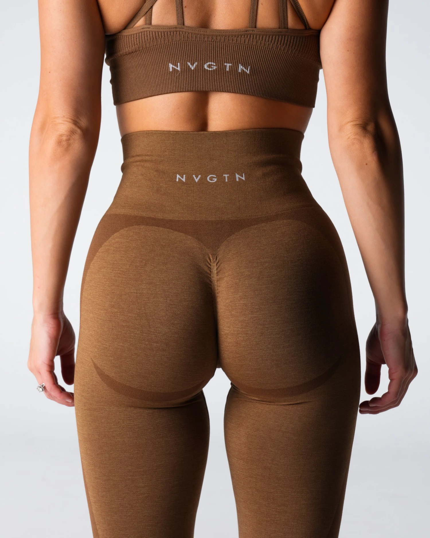 Mocha Contour 2.0 Seamless Glute-Enhancing Workout Leggings 2 Mocha Contour 2.0 Seamless Glute-Enhancing Workout Leggings - Image 2