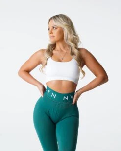 White Invincible Seamless Bra 6 White Invincible Seamless Bra -NVGTN Sportswear Shop DSC02859