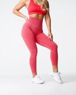 Candy Apple Scrunch Seamless Leggings - High-Waisted Contouring Tights 7 Candy Apple Scrunch Seamless Leggings - High-Waisted Contouring Tights -NVGTN Sportswear Shop DSC02888