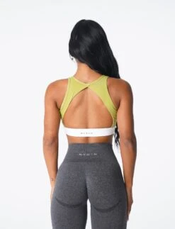 Olive Agility Bra -NVGTN Sportswear Shop DSC03305