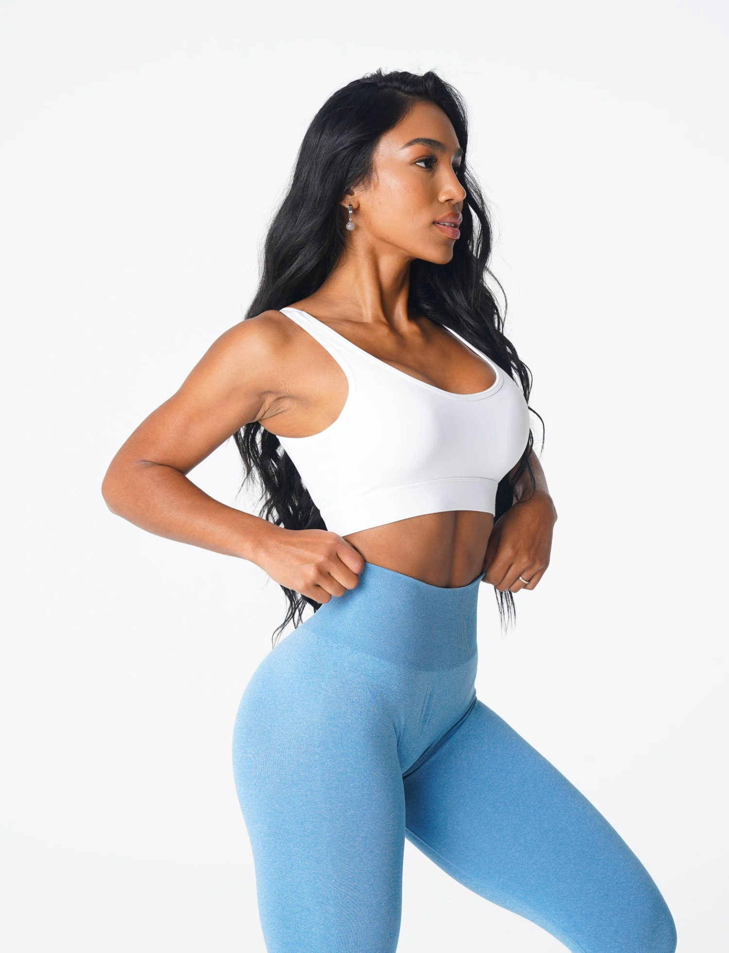 White Dream Bra - Compressive Mesh Back Support Sports Bra 3 White Dream Bra - Compressive Mesh Back Support Sports Bra - Image 3