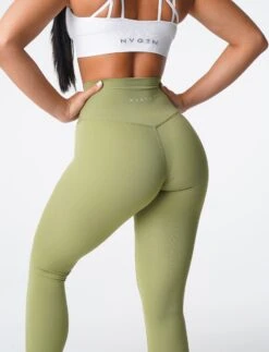 Olive Signature 2.0 Buttery Soft High-Waisted Leggings 7 Olive Signature 2.0 Buttery Soft High-Waisted Leggings -NVGTN Sportswear Shop DSC03556