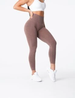 Cocoa Curve Seamless Contour Leggings - High-Waisted Gym Wear 7 Cocoa Curve Seamless Contour Leggings - High-Waisted Gym Wear -NVGTN Sportswear Shop DSC03567