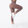 Cocoa Curve Seamless Contour Leggings - High-Waisted Gym Wear