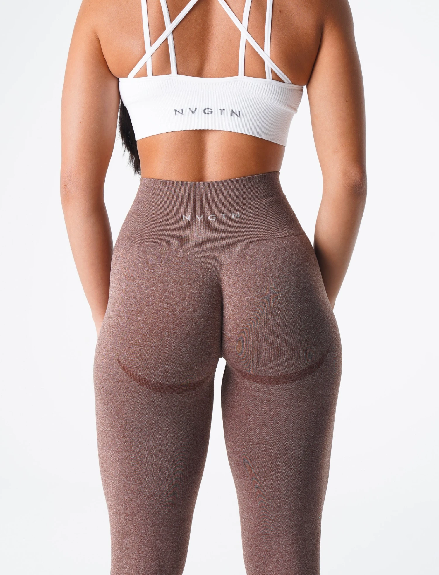 Cocoa Curve Seamless Contour Leggings - High-Waisted Gym Wear 2 Cocoa Curve Seamless Contour Leggings - High-Waisted Gym Wear - Image 2