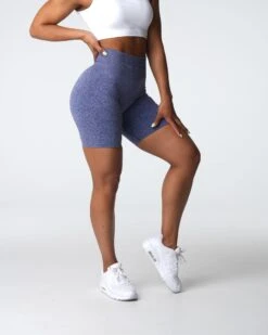 Indigo Seamless Scrunch Shorts - High Waisted Gym & Yoga Shorts -NVGTN Sportswear Shop DSC03594 591f1f95 32e4 4e05 baaf 076096fc8faf