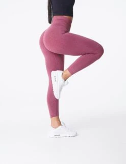 NV Maroon Seamless Leggings - High-Waisted Gym Leggings 7 NV Maroon Seamless Leggings - High-Waisted Gym Leggings -NVGTN Sportswear Shop DSC03626