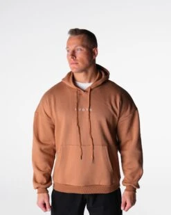 Sepia Synergy Men's Heavyweight Cotton Hoodie - Relaxed Fit Pullover