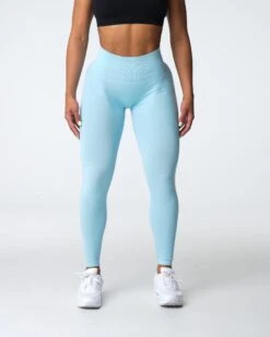 NVGTN Contour Seamless Leggings - Pastel Blue 6 NVGTN Contour Seamless Leggings - Pastel Blue -NVGTN Sportswear Shop DSC03845