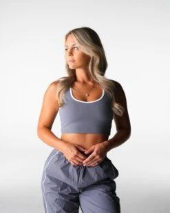 Grey Classic Stride Bra