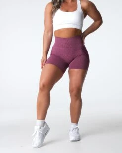 Maroon Contour Seamless Shorts - High Waisted Sculpting Gym Wear -NVGTN Sportswear Shop DSC04321 2254aee3 7423 4d84 b286 03c14d30fb3a