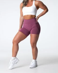 Maroon Contour Seamless Shorts - High Waisted Sculpting Gym Wear -NVGTN Sportswear Shop DSC04323 c9bb8dda e625 499b 9f0b c938c07800de