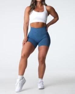 Slate Blue Contour Seamless Shorts 6 Slate Blue Contour Seamless Shorts -NVGTN Sportswear Shop DSC04332 b08d8747 f7ff 4769 a79d 2ccf8e3702c6