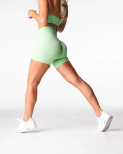 High Waisted Seamless Workout Shorts - Buttery Soft Compression 6 High Waisted Seamless Workout Shorts - Buttery Soft Compression -NVGTN Sportswear Shop DSC04945