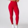 Buttery Soft Red Wine High-Waisted Leggings - Signature 2.0 No Front Seam