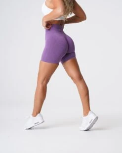 High Waisted Seamless Workout Shorts - Pro Compression Athletic Shorts -NVGTN Sportswear Shop DSC05706