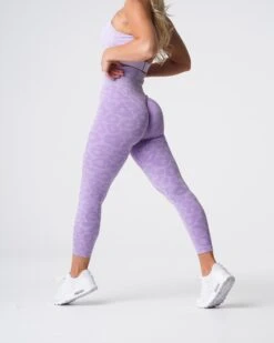 High-Waisted Lilac Leopard Seamless Leggings - Performance Gym Wear 7 High-Waisted Lilac Leopard Seamless Leggings - Performance Gym Wear -NVGTN Sportswear Shop DSC05891 1