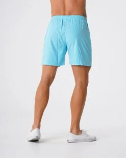 High-Performance Aqua Flex Men's Athletic Shorts with Zipper Pockets -NVGTN Sportswear Shop DSC06368