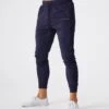 Men's Navy Performance Track Joggers - Slim Fit Athletic Training Pants