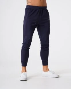 Men's Navy Performance Track Joggers - Slim Fit Athletic Training Pants 6 Men's Navy Performance Track Joggers - Slim Fit Athletic Training Pants -NVGTN Sportswear Shop DSC06408