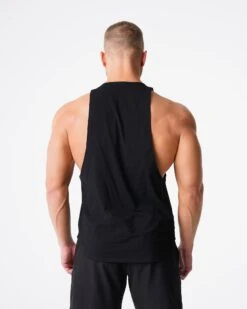 Men's Performance Gym Tank Top - Black Pulse Edge Training Tee 7 Men's Performance Gym Tank Top - Black Pulse Edge Training Tee -NVGTN Sportswear Shop DSC06501