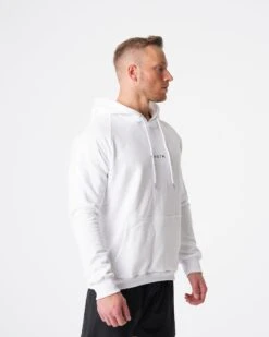 Men's Premium White Lounge Hoodie - Ultra-Soft Cotton Pullover 6 Men's Premium White Lounge Hoodie - Ultra-Soft Cotton Pullover -NVGTN Sportswear Shop DSC06566