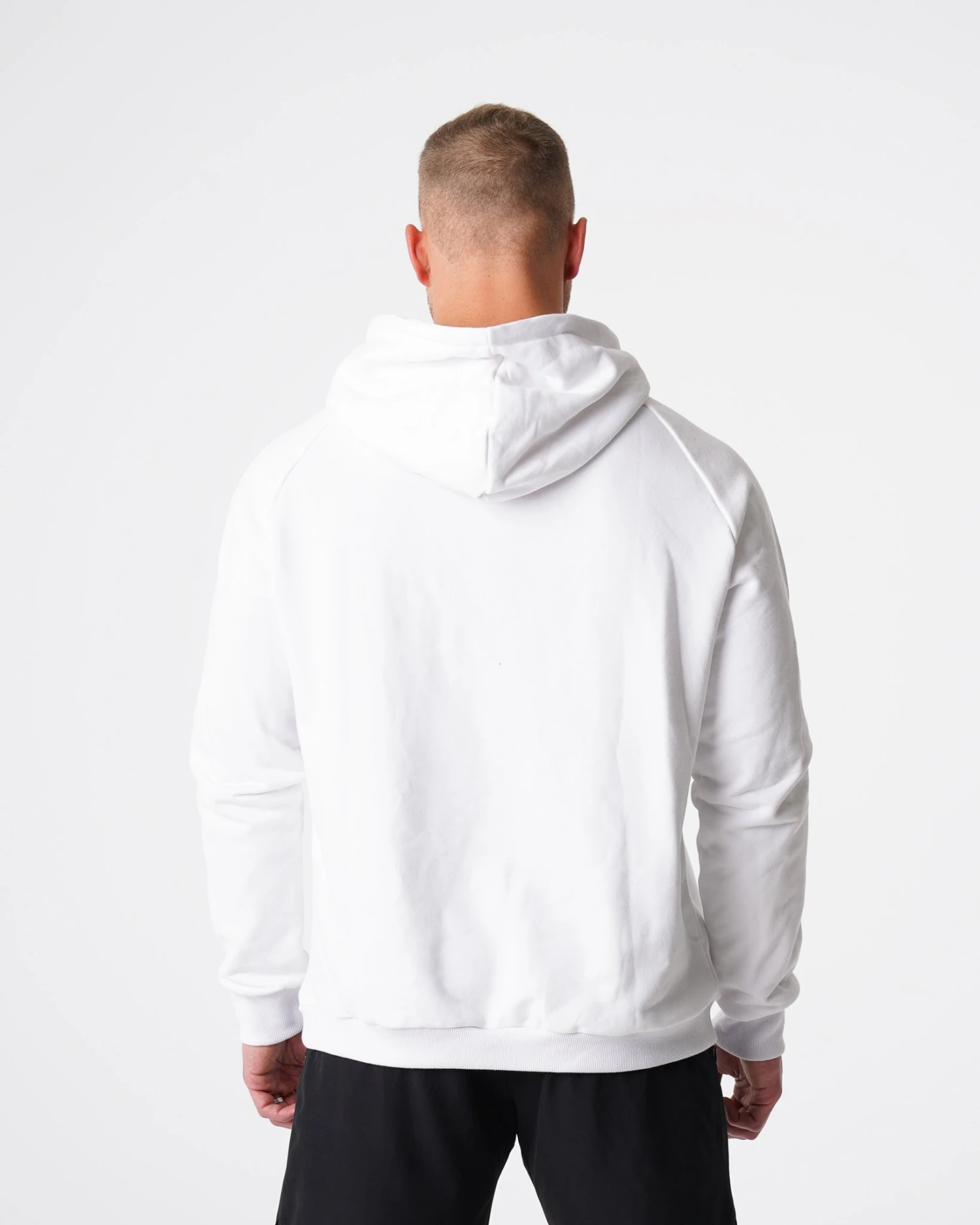 Men's Premium White Lounge Hoodie - Ultra-Soft Cotton Pullover 4 Men's Premium White Lounge Hoodie - Ultra-Soft Cotton Pullover - Image 4
