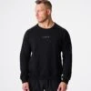 NVGTN Men's Black Crew Neck Sweatshirt