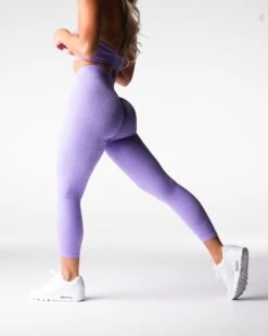 Lilac Zesty Seamless Leggings - High-Waisted Performance Wear