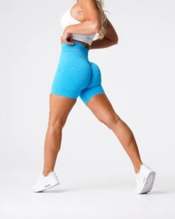 High Waisted Seamless Scrunch Shorts - Booty Lifting Athletic Gym Shorts 7 High Waisted Seamless Scrunch Shorts - Booty Lifting Athletic Gym Shorts -NVGTN Sportswear Shop DSC06840