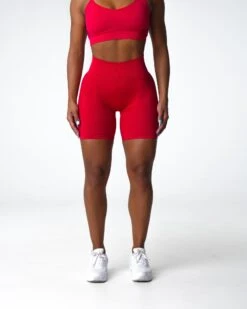 Candy Apple Contour 2.0 Seamless Glute-Enhancing Gym Shorts 6 Candy Apple Contour 2.0 Seamless Glute-Enhancing Gym Shorts -NVGTN Sportswear Shop DSC07443
