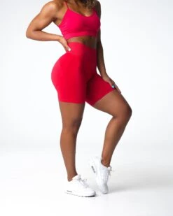 Candy Apple Contour 2.0 Seamless Glute-Enhancing Gym Shorts 7 Candy Apple Contour 2.0 Seamless Glute-Enhancing Gym Shorts -NVGTN Sportswear Shop DSC07444