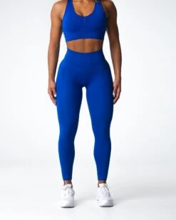 Sapphire Blue High Waisted Buttery Soft Leggings - Signature 2.0 6 Sapphire Blue High Waisted Buttery Soft Leggings - Signature 2.0 -NVGTN Sportswear Shop DSC07556
